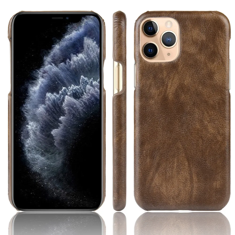 

DRXENN Anti-Fall Back Cover Case For Apple iPhone 11 Pro Max Business Luxury Leather For Apple iPhone XS Max XR X Phone Case