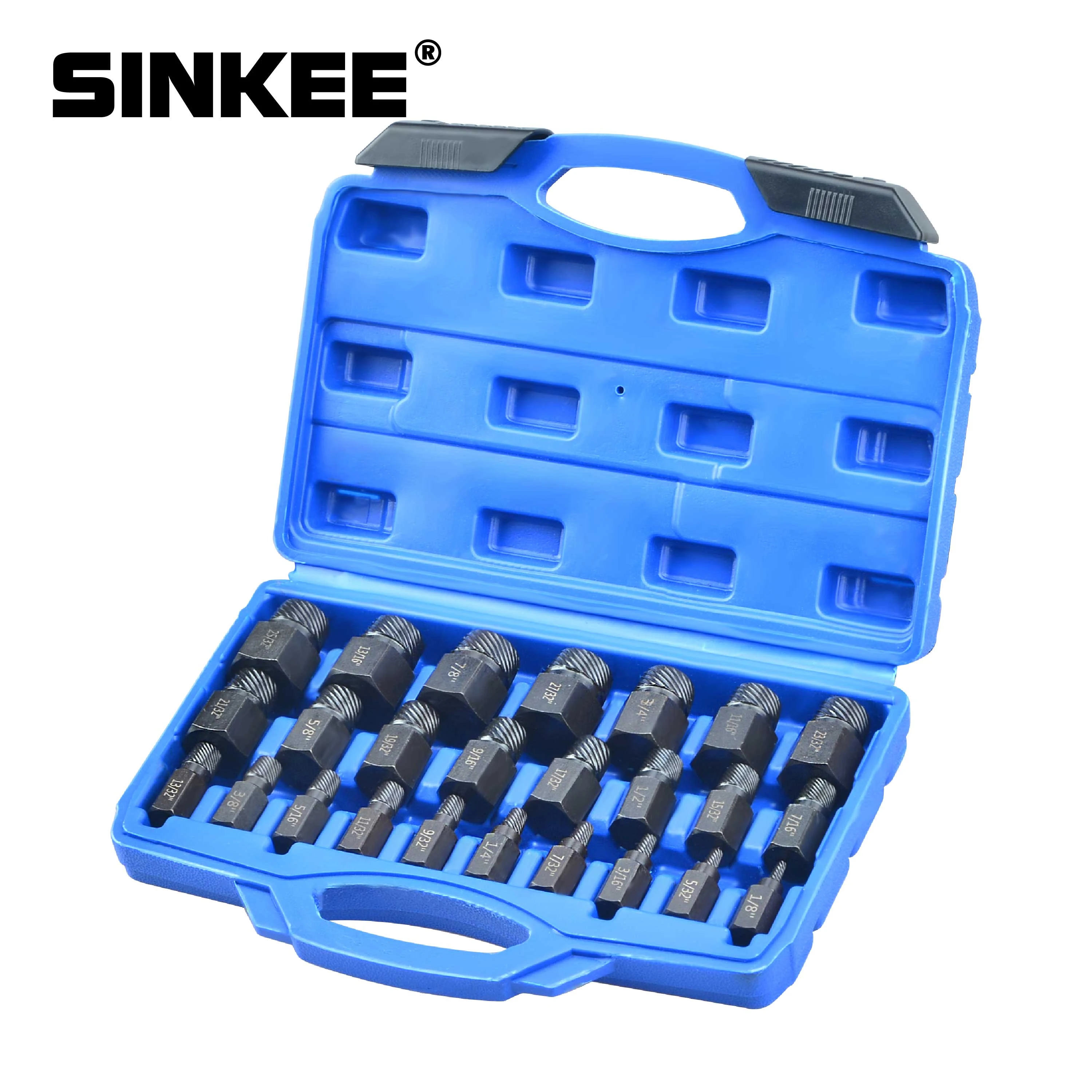 25pcs Multispline Screw Extractor Set Hex Head Bit Socket Wrench Bolt