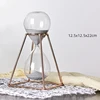 Metal 30 Minutes Hourglass Timer Modern Art Ornament Glass Timing Hourglass Creative Office Living Room Desktop Home Decoration 5