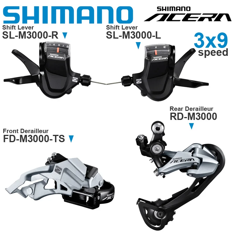 groupset acera 9 speed