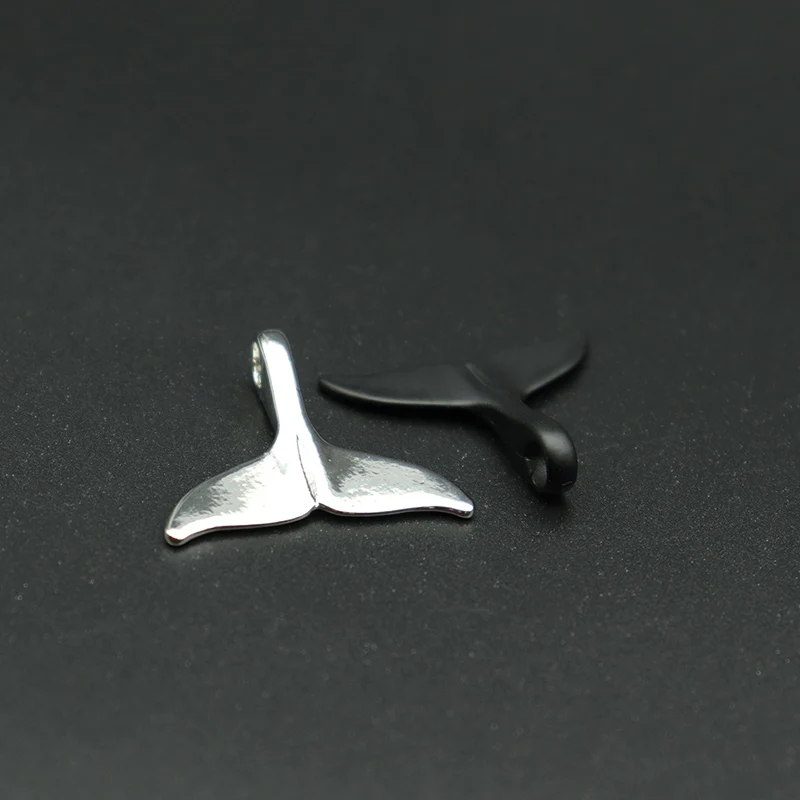 Noter 5 teile/paket Legierung Whale Tail Zubehör Für Schmuck Machen Nette Schwanz Für DIY Armband Halskette Sieraden Machen – Detail 7