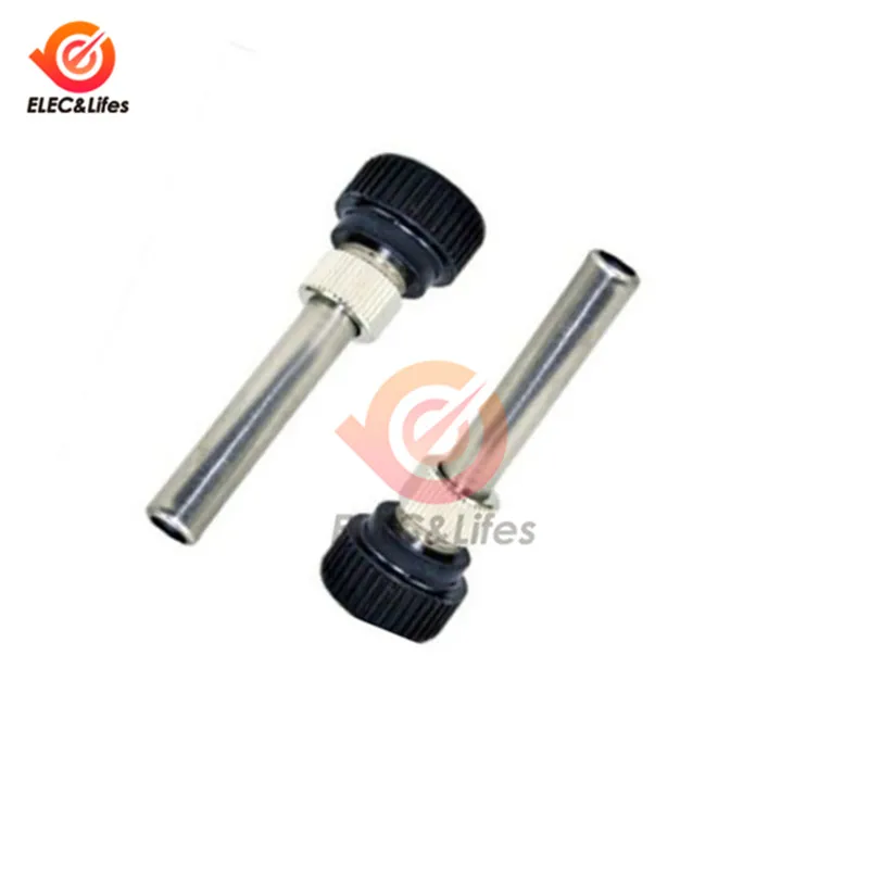 

2Pcs Soldering Station Iron Handle Adapter for 852D 936 937D 898D 907/ESD Socket+nut+electric Iron head cannula Iron tip bushing