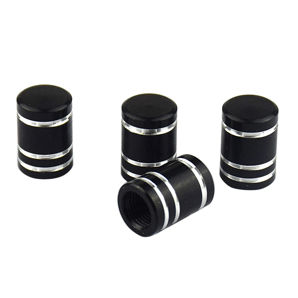 4pcs Aluminum Wheel Valves Tyre Stem Air Caps Cover Auto Motorcycle