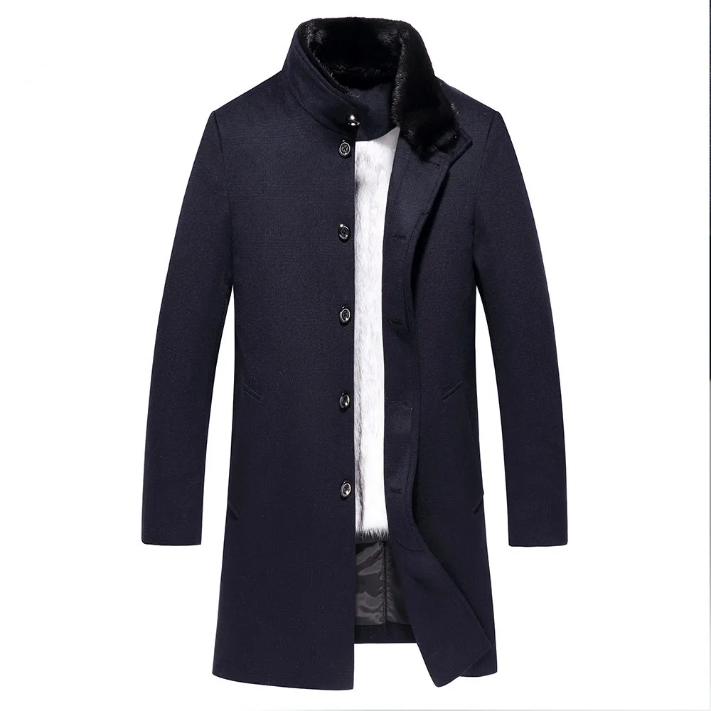 

Natural Mink Fur Coat Men's Winter Jacket Real Wool Coats Male Luxury Warm Jackets Plus Size F-NX-8022 Y1852
