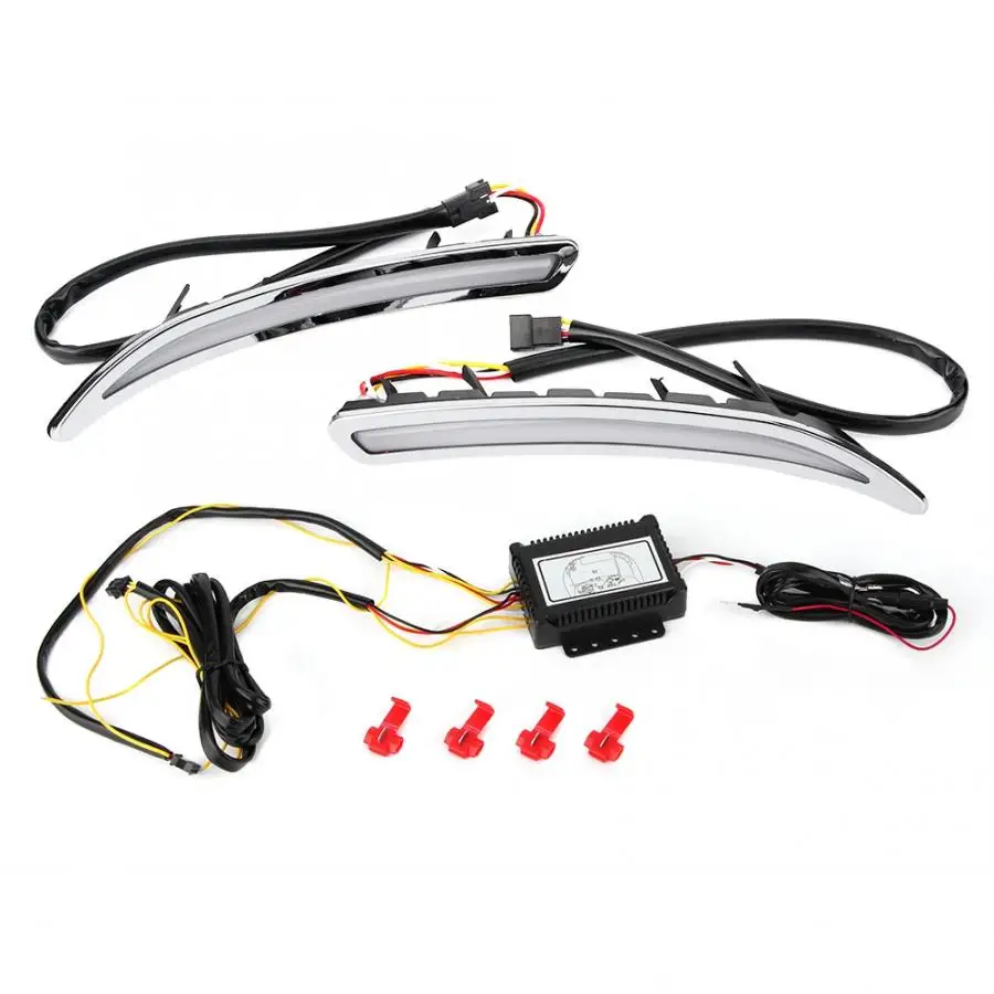 1 пара 2 Цвет Автомобильный светодиодный Габаритные огни DRL Подходит для Buick Regal GS 2008 2009 2010 2011 2012 2013 светодиод дневного света