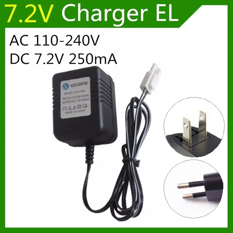 1 шт. EL 2P 7 2 V 250mA батарея зарядное устройство для AA гидридных и никель кадмиевых