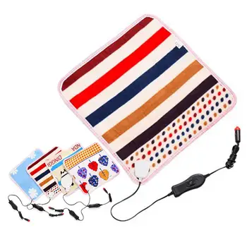 

USB Car Heating Cushion Winter 12V/24V 20W Car Mat Car Universal Seat Electric Heating Seat Cushion For Cars RV Motorhome Trucks