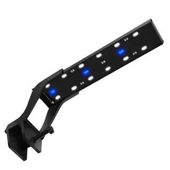 

LED Aquarium Light Clip on Fish Tank Light With Extendable Bracket 15LEDs Blue And White For 30-45CM/12 -18 Inch Fish Tank Q20