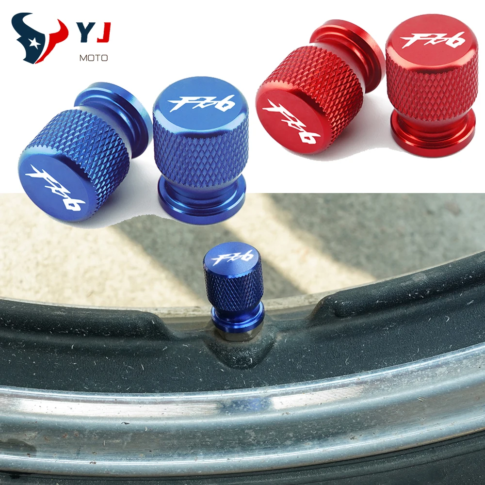 

For YAMAHA FZ6 Universal High Quality Motorcycle Tire Valve Air Port Stem Cover Cap Plug CNC Aluminum Accessories All Years