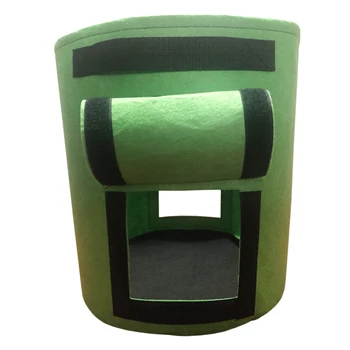 

30D*35H Double Clamshell Tomato Planting Container Potato Planting Bag Nonwovens Breathable Plant Growth Pouch Garden Supplies