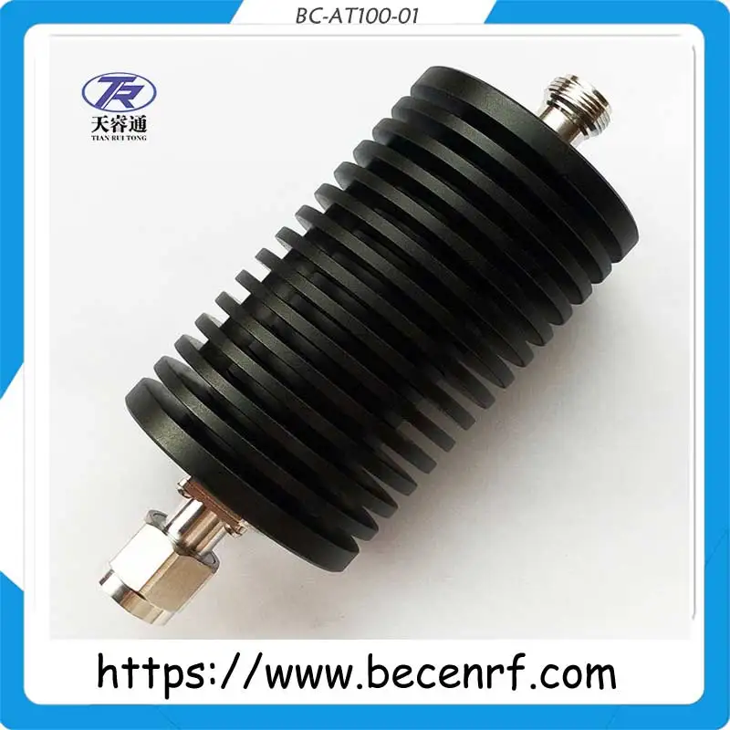 100W N-JK rf Фиксированный аттенюатор коаксиальный разъем 50ohm постоянного тока в переменный 3/4 ГГц можете выбирать 5DB 6DB 10DB 20DB 30DB 50DB