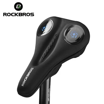 

ROCKBROS Cycling Seat Accessories MTB Bicycle Saddle Cover Liquid Silicone Gels Saddle Cover Hollow Breathable Comfortable Soft