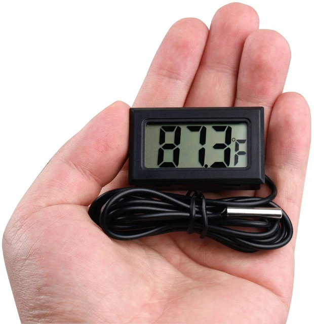 Mini Hygrometer Small Thermometer Hygrometer Monitor Car Thermometer  Hygrometer Clock, Mini Small Classic Temp Gauge - AliExpress