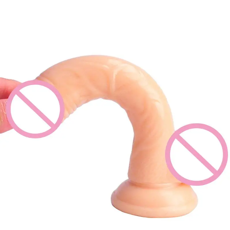 Фаллоимитатор с присоской Донг шариками поддельный пенис для взрослых секс