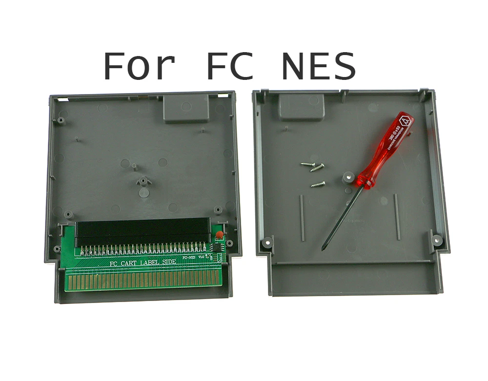 10sets for FC 60 Pin to NES 72 Pin FC for NES CART LABEL SIDE Adapter Converter PCBA with CIC chip installed