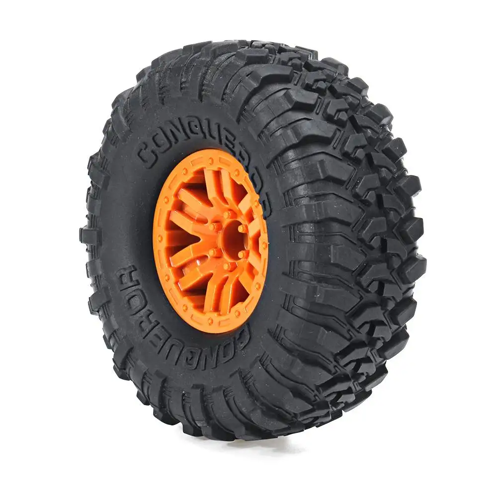 4 шт. Sliv er и оранжевый пластик RC автомобильные шины и диски для HB Toys ZP1001 1/10 Автомобили RC запчасти