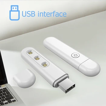 

USB Powered UV Sterilizer Disinfection Lamp Home Travel Portable Handheld Kill Mite Ultraviolet Germicidal Light Quartz