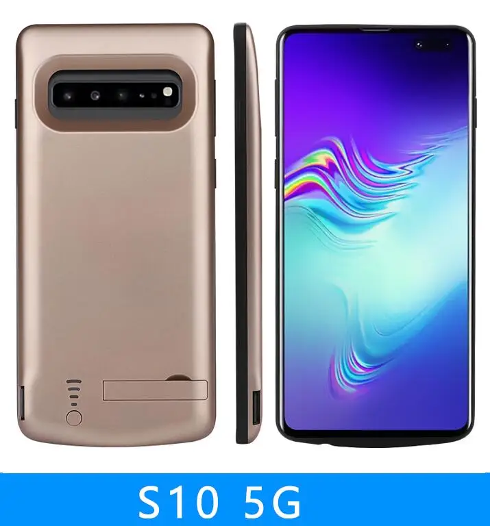 golden Высокое качество 6500 мАч чехол питания для samsung Galaxy S10 5G Пакет резервного заряда батареи для Galaxy S10 5G Крышка батарейного отсека - Цвет: golden
