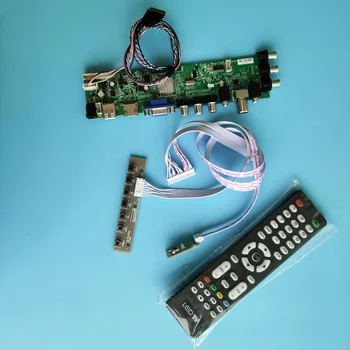 

Kit For LP173WD1-TLP5/LP173WD1-TLP2 40pin HDMI remote 1600X900 LED USB VGA TV digital DVB-T DVB-T2 Signal controller board 17.3"