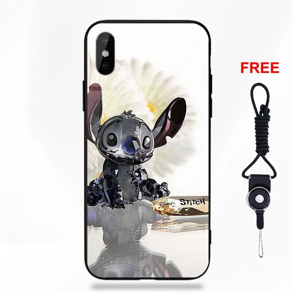 Omdnwd Ilo серия "Лило и Стич" Семья Охана для Apple iPhone 5 5C 5S SE 6 6S 7 8 Plus X XS Max XR - Цвет: as picture
