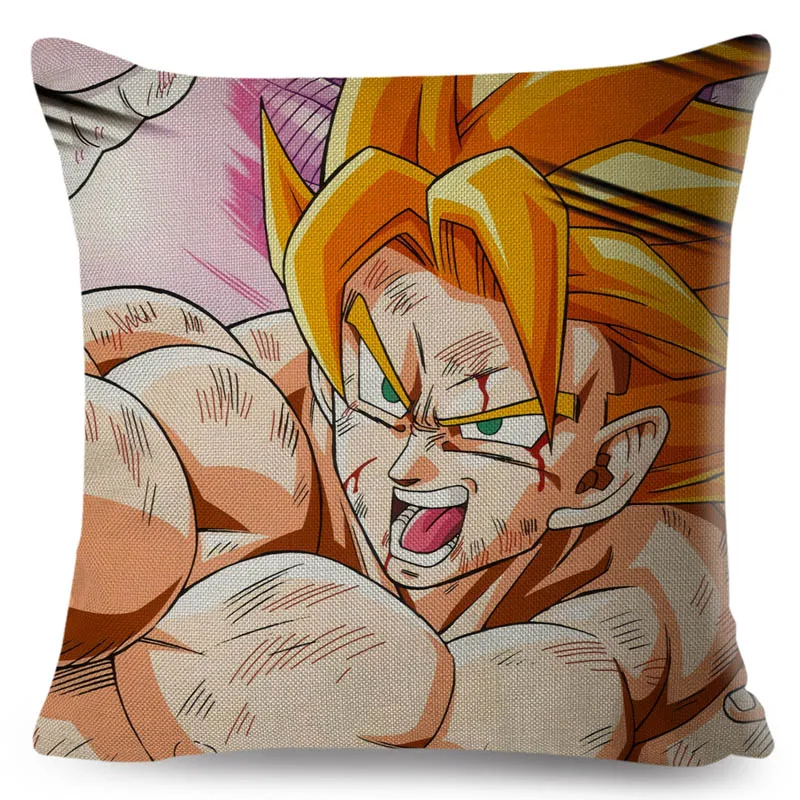 5 Супер Dragon Ball-Z подушка для дивана домашний белье размером 45*45 см Декор японский мультфильм Аниме сын Goku vegeta Наволочка Чехол для подушки - Color: 5