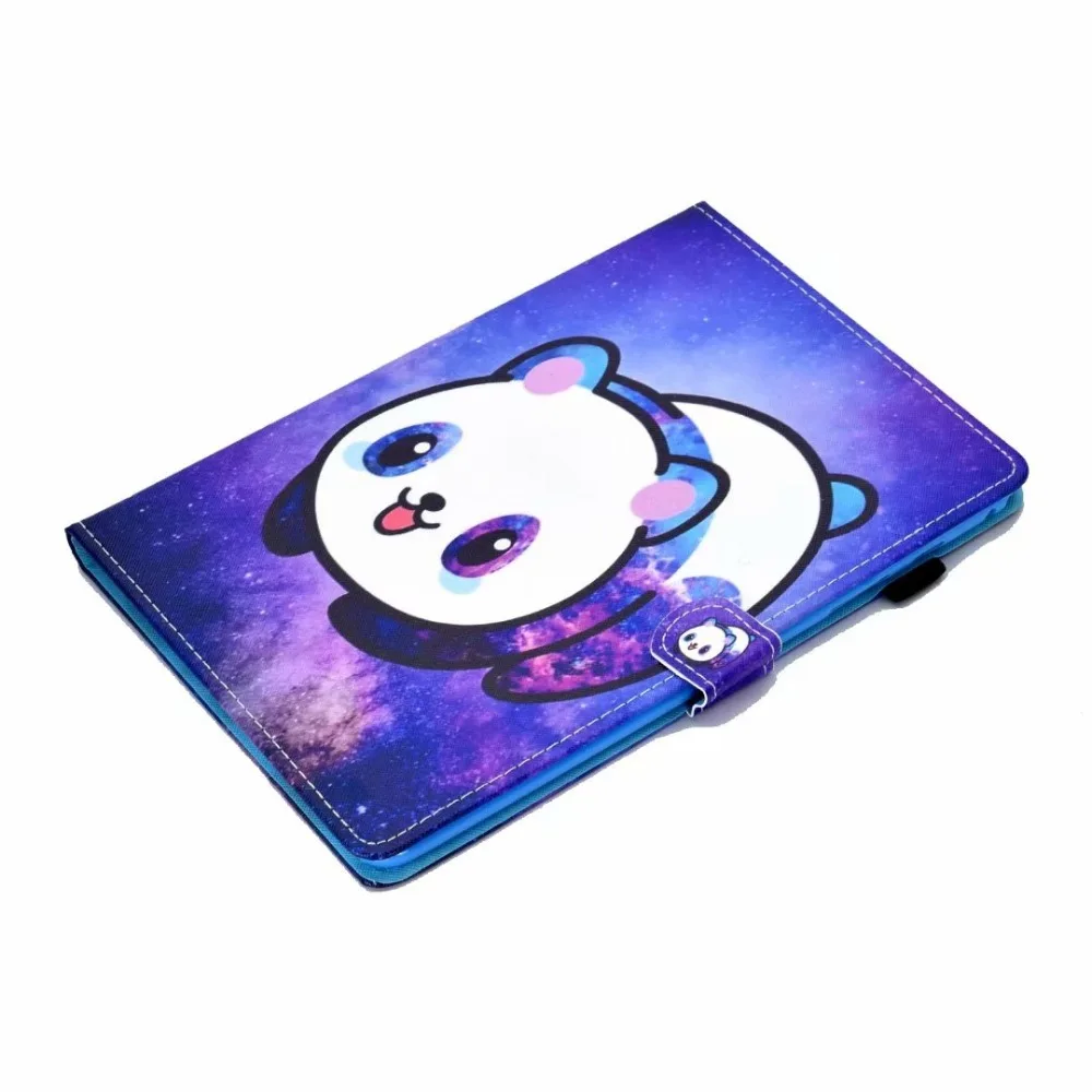 SM-T550 модный мультяшный окрашенный чехол для Samsung Galaxy Tab A 9,7 SM-T555 T550 P555 Смарт Кожа PU Funda планшет стенд оболочка