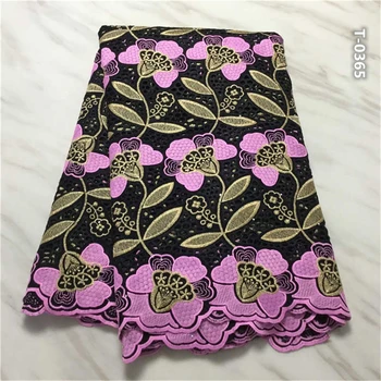 

Nigerian Cotton Lace Fabric 2020 High Quality Eyelet Embroidery African Swiss Voile Lace In Switzerland For Party