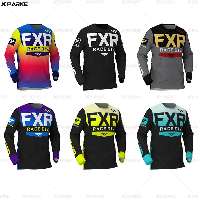 FXR футболка для мотокросса, мотоциклетная куртка, футболка для езды на велосипеде с длинным рукавом, футболка для мотокросса