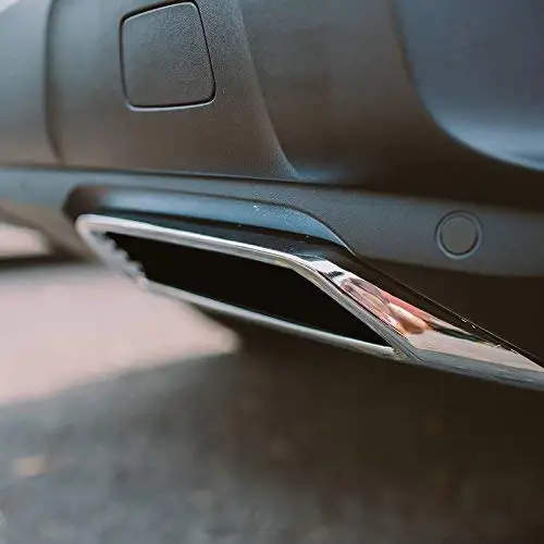 Выхлопная труба автомобиля Хвостовая крышка ABS задний выхлопной глушитель украшение отделка для 3008 5008 Allure