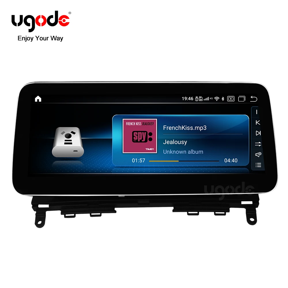 GPS with Carplay Qualcomm 2008-10 W204/S204 Android 9,0 экран автомобильный gps навигационная мультимедийная система музыкальный видео плеер для Benz C Класс NTG4.0 - Размер экрана, дюймов: GPS with Carplay