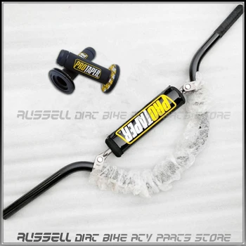 

22mm High Rise Handle Bar Handlebar and Pro Taper Grips & PAD For SSR TTR BBR KLX110 SUZUKI DRZ110 Honda XR CRF 50 70 Dirt Bike