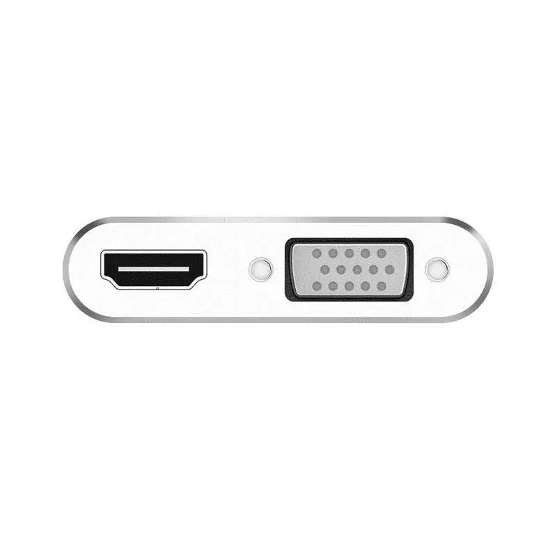 Usb type C к Hdmi Vga адаптер мужчин и женщин тип-c конвертер аудио-видео кабель для Macbook Usb-C телефон планшет