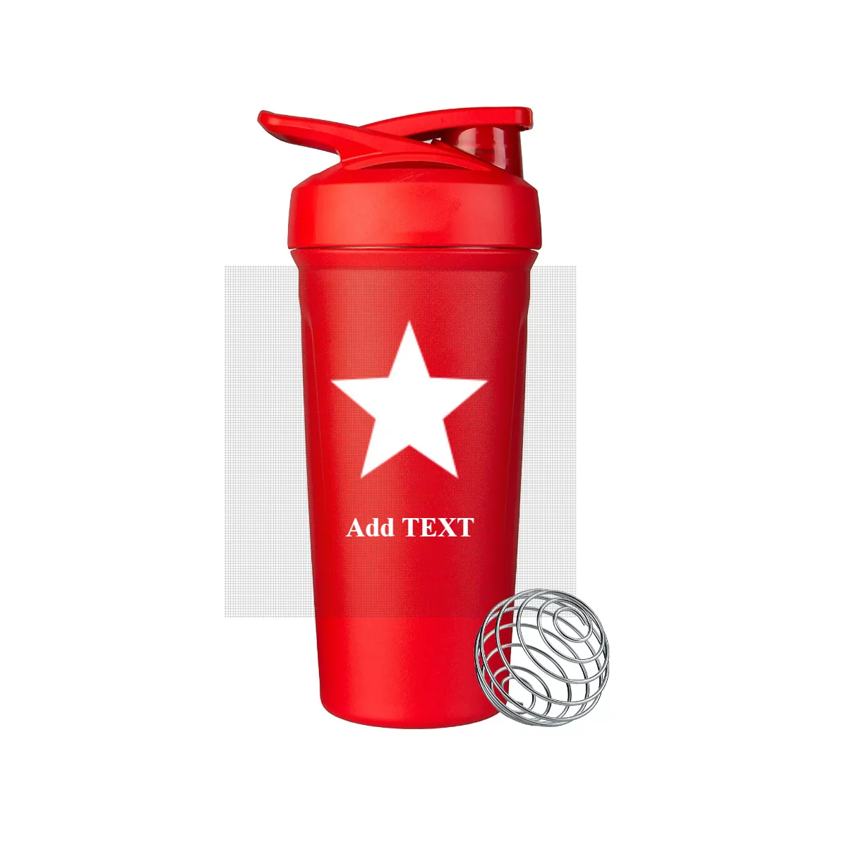 Custom Logo 500/750ml Gym Fitness Shaker Cup Sports Stainless Steel