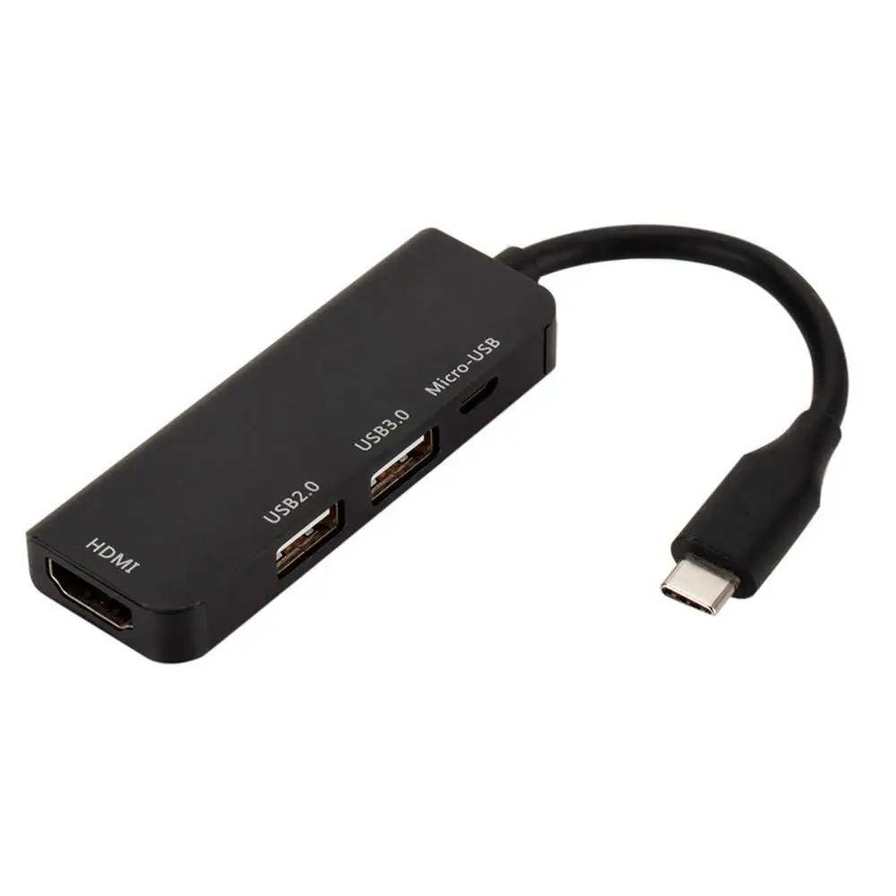 USB C концентратор USB-C-3,0 концентратор HDMI Thunderbolt 3 адаптер для MacBook для samsung Galaxy S9 для huawei type C usb-хаб