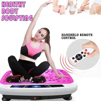 

150KG/330lb Exercise Fitness Slim Vibration Machine Trainer Plate Platform Body Shaper Exercise Massage with Remote Control