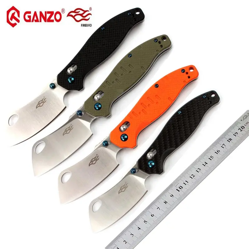 Оригинальный складной нож Ganzo Firebird F7551 440C G10 с ручкой карманный для кемпинга