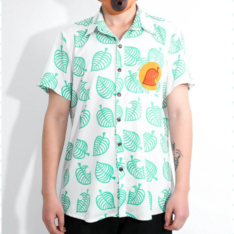 New Game Animal Crossing Tom Nook Cosplay Shirt Mask Accessories Adults Kids T Shirt Raccoon Family Short Sleeve Tops Costume New Game Animal Crossing Tom Nook Cosplay Shirt Mask Accessories Adults Kids T Shirt Raccoon Family Short Sleeve Tops Costume