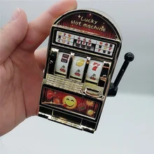 Lucky Jackpot – Mini Machine à sous anti stress pour enfants, jeux sûrs, réplique de banque, jouets Gag amusants, cadeaux de noël