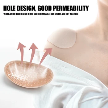 

1 Pair Unisex Shoulder Push-up Pads Adhesive Shoulder Enhancer Shoulder Pads A66