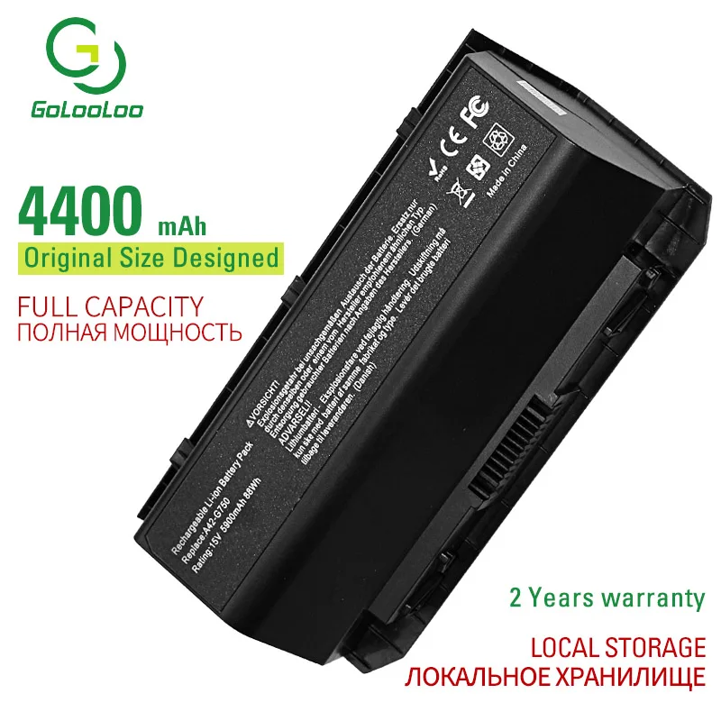 Golooloo 15V 8 ячеек A42-G750 Батарея для ASUS ROG G750 G750J G750JH G750JM G750JS G750JW G750JX G750JZ серии 88WH 5900 мА-ч