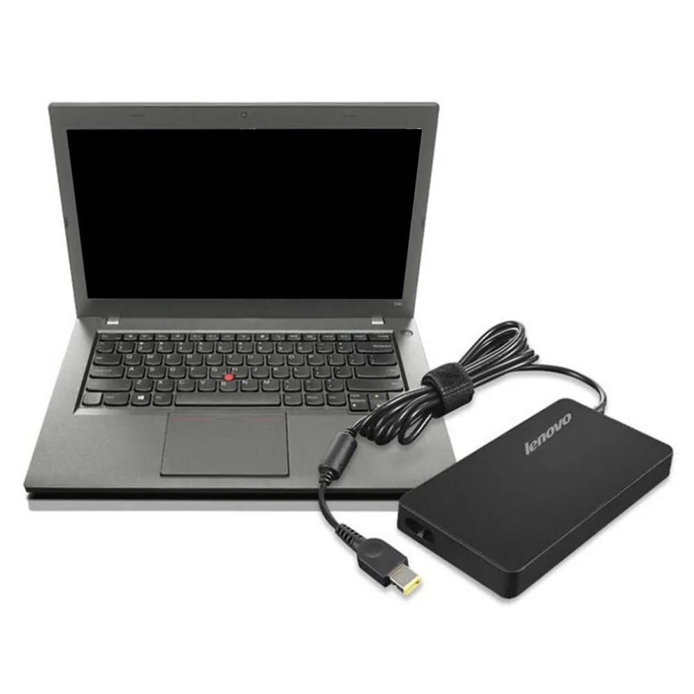 Совместимость lenovo Thinkpad S1 X1 X240S 90W квадратным носком Тетрадь Мощность адаптер 90W 0B47008 3-контактный переменного тока