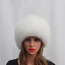 Новинка, шапка с натуральным мехом на осень и зиму, высокое качество, из лисьего кожи, полный фартук, теплая и удобная женская Кожаная шапка