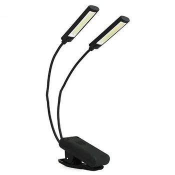 

Clip COB LED Book Reading Night Light Table Lamp Flexible Clip on Arm Study Desk Light for Laptop Notebook PC Reader