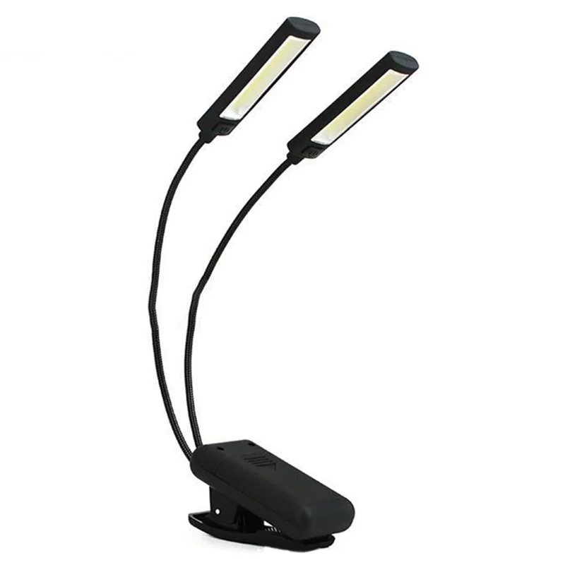 

Super Bright Clip COB LED Book Reading Light Night Light Table Lamp Flexible Clip on Arm Study Desk Light for Laptop Notebook PC