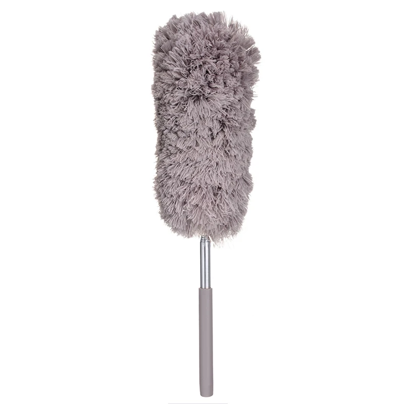 Soft Adjustable Stretch Extend Microfiber Feather Duster Household Dusting Brush 