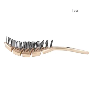 

Pork Rib Comb Large Curved Comb Nylon Soft Tooth Abs Plastic Scalp Massage Breathable Fluffy Oil Massage Comb
