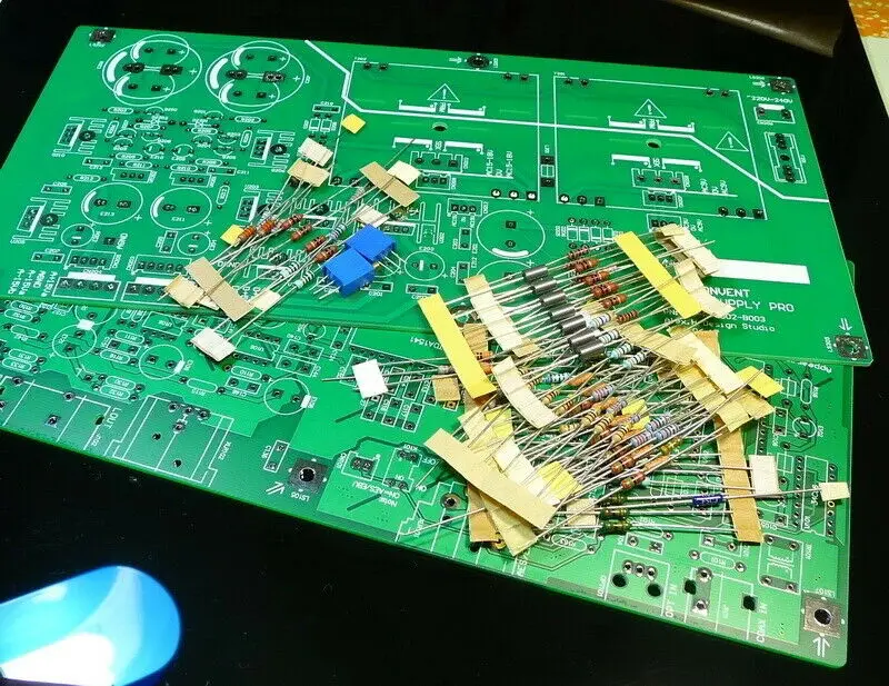 

New TDA1541 DAC Boare Bare PCB + Power Supply Bare PCB + Resistors L17-57