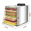 12 Trays Food Dehydrator Fruit Drying Machine Dryer For Vegetables Dried Fruit Meat Drying Machine Stainless Steel Visible 2