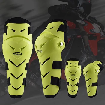 

VEMAR Knee Pads Elbow + Knee Pads 4Pcs PP Shell Knee Guard Motorcycle Knee Protector Motocross Shockproof Moto Riding Resistant