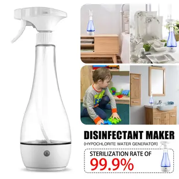 

Disinfection Water Manufacturing Instrument, Salt Water Electrolysis Disinfection Spray, Portable Spray Disinfection Instrument